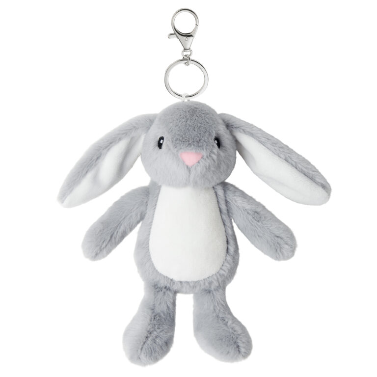 Tummi Bear Keyring Rabbit Grey