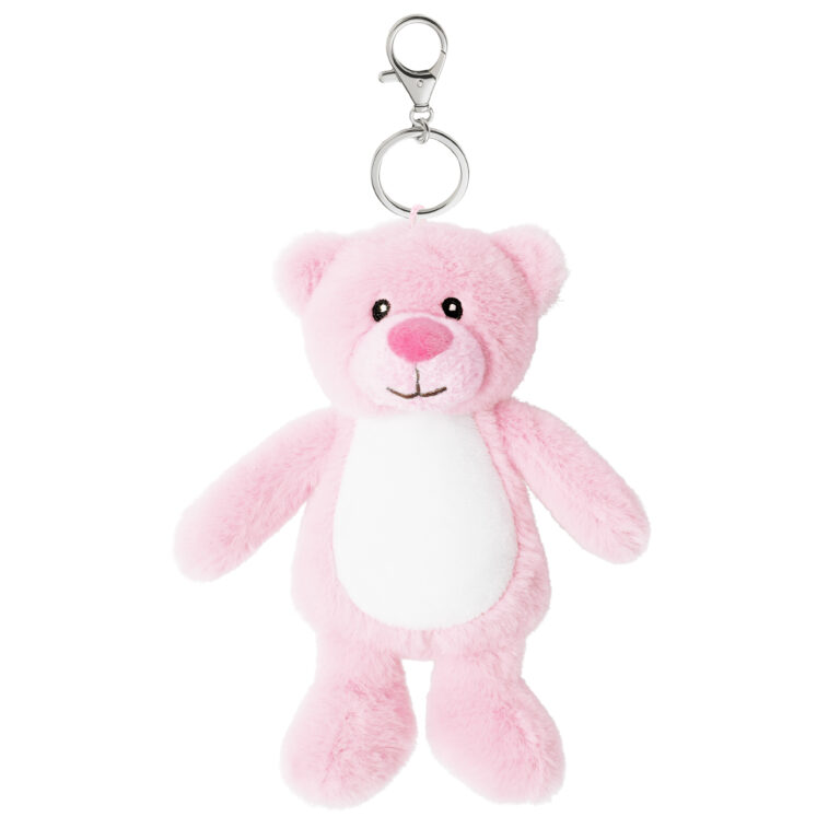 Tummi Bear Keyring Teddy Pink
